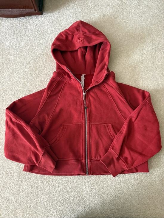 lululemon athletica Jackets & Blazers - lululemon athletica Girls' Red Hooded Zip Jacket